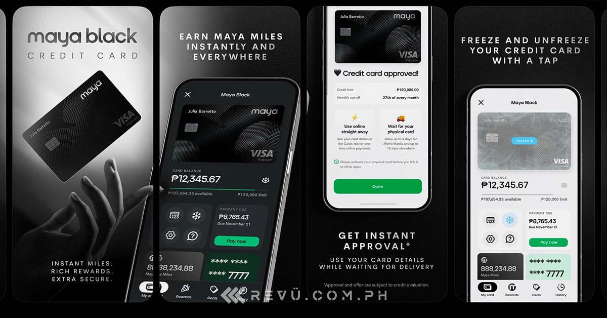 Here’s what you’ll get with the Maya Black Credit Card
